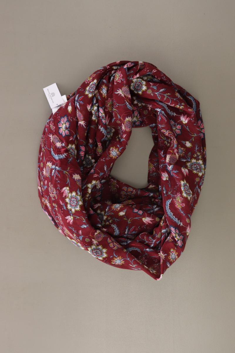 Schal mit Blumenmuster rot