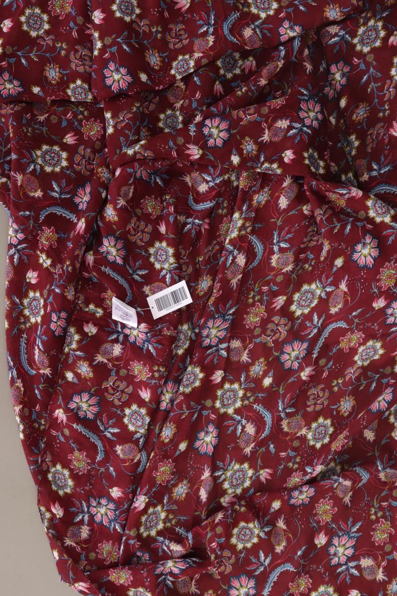 Schal mit Blumenmuster rot