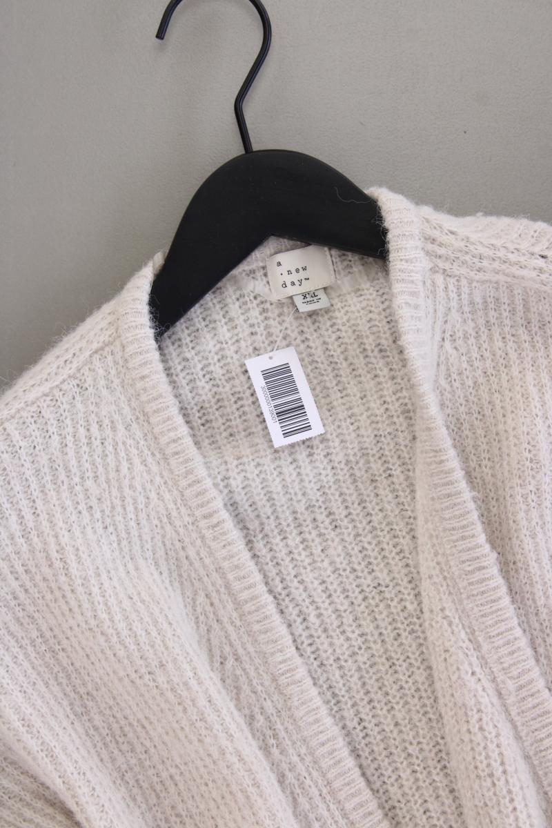 A New Day Strickjacke mit Wolle Gr. XXL Langarm creme aus Polyester