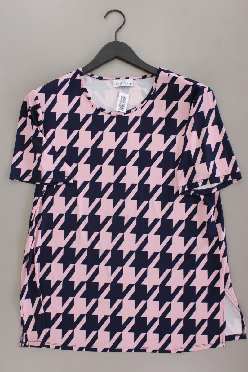 in-Print T-Shirt Gr. M neuwertig Kurzarm mehrfarbig aus Polyester