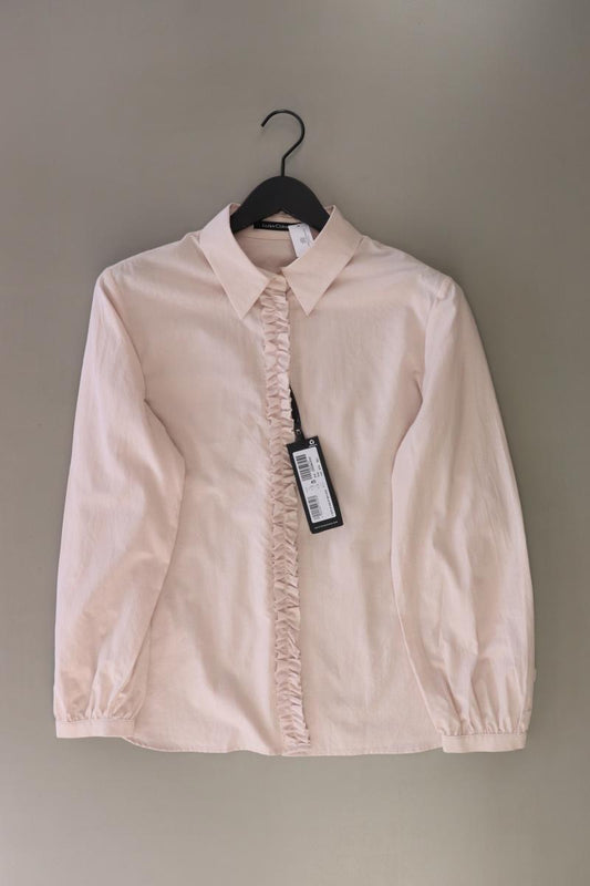 Luisa Cerano Rüschenbluse Gr. 40 neu mit Etikett Langarm rosa aus Baumwolle