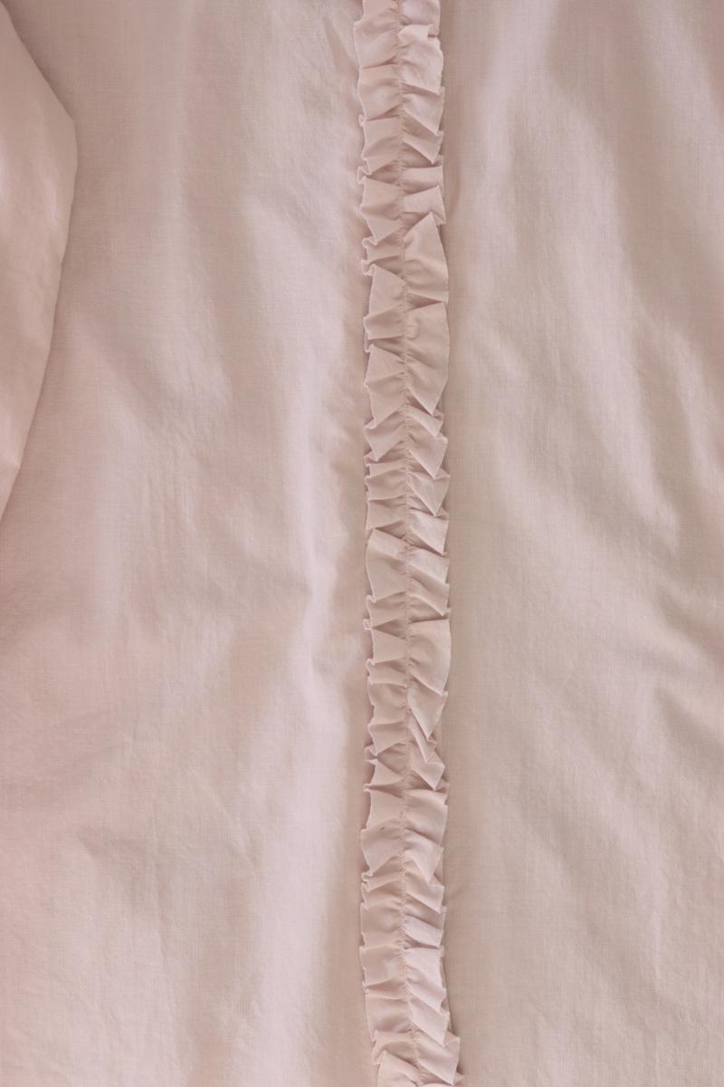 Luisa Cerano Rüschenbluse Gr. 40 neu mit Etikett Langarm rosa aus Baumwolle