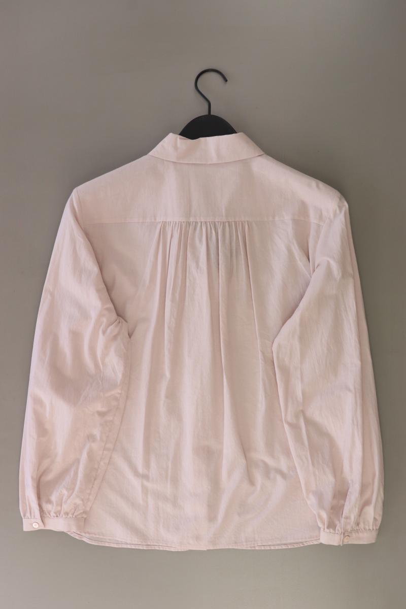 Luisa Cerano Rüschenbluse Gr. 40 neu mit Etikett Langarm rosa aus Baumwolle