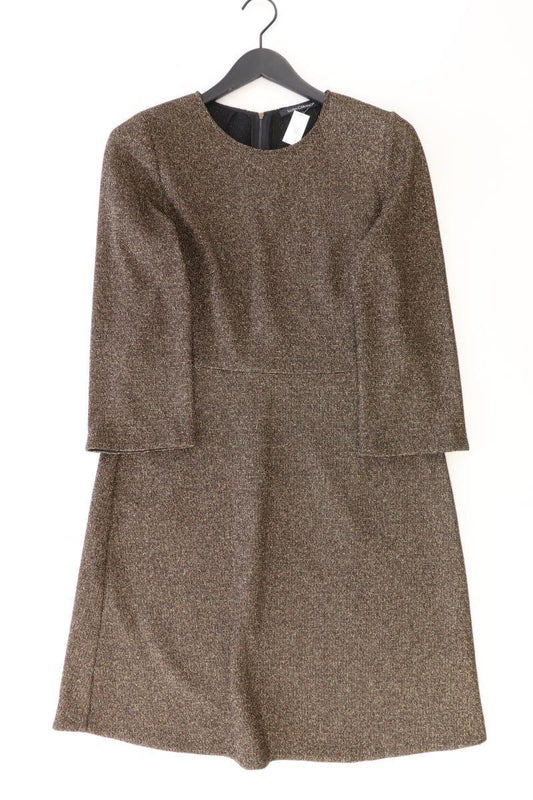 Luisa Cerano Abendkleid Gr. 42 3/4 Ärmel mit Glitzer gold aus Polyester