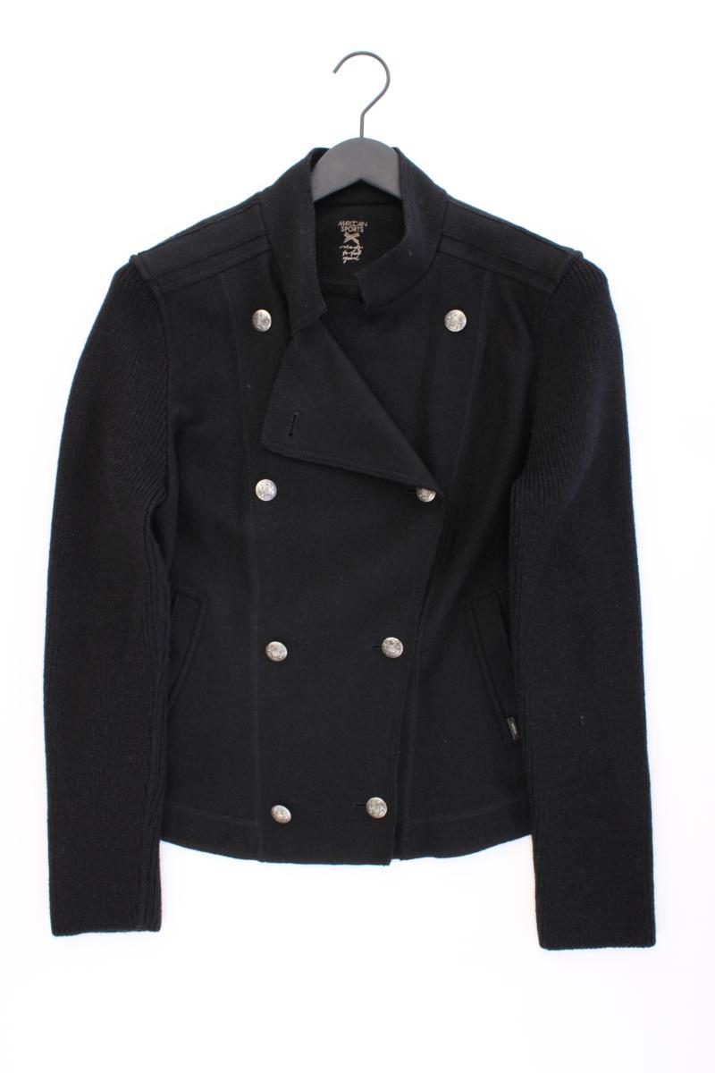 Marc Cain Sports Wolljacke Gr. 42 schwarz