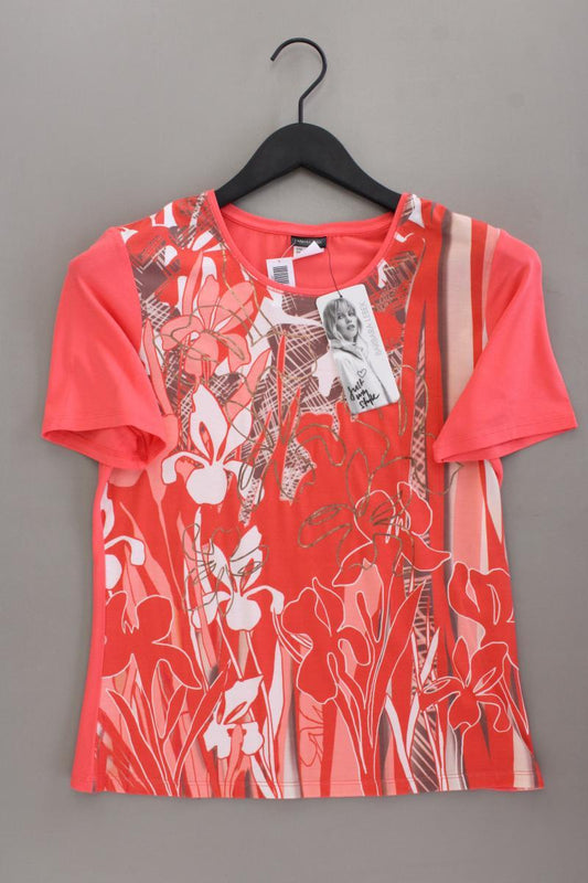 BARBARA LEBEK Printshirt Gr. 38 neu mit Etikett Kurzarm rot aus Viskose