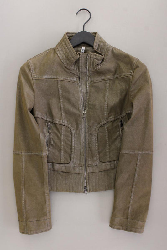 Marc Cain Sports Übergangsjacke Gr. 36 olivgrün aus Baumwolle