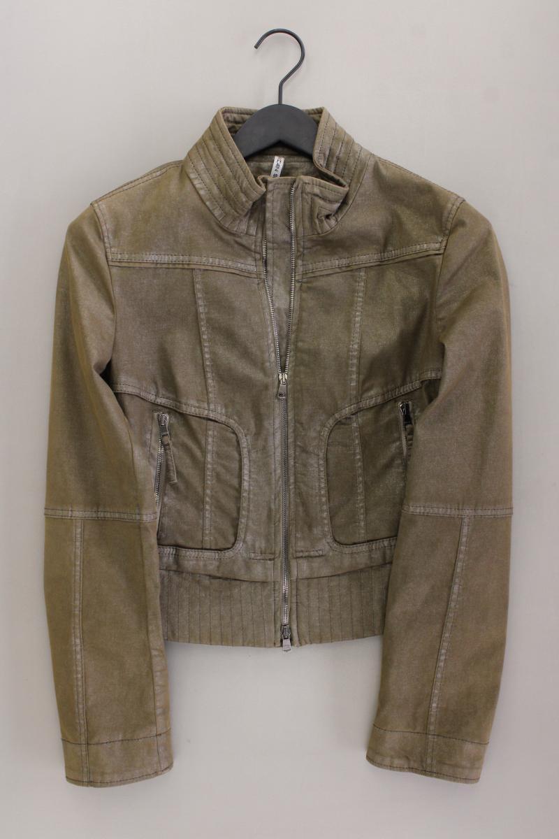 Marc Cain Sports Übergangsjacke Gr. 36 olivgrün aus Baumwolle