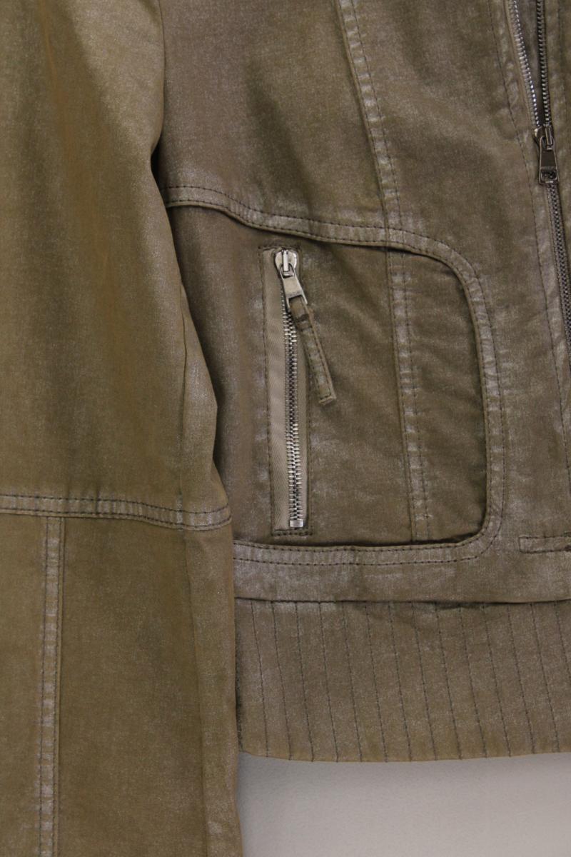 Marc Cain Sports Übergangsjacke Gr. 36 olivgrün aus Baumwolle