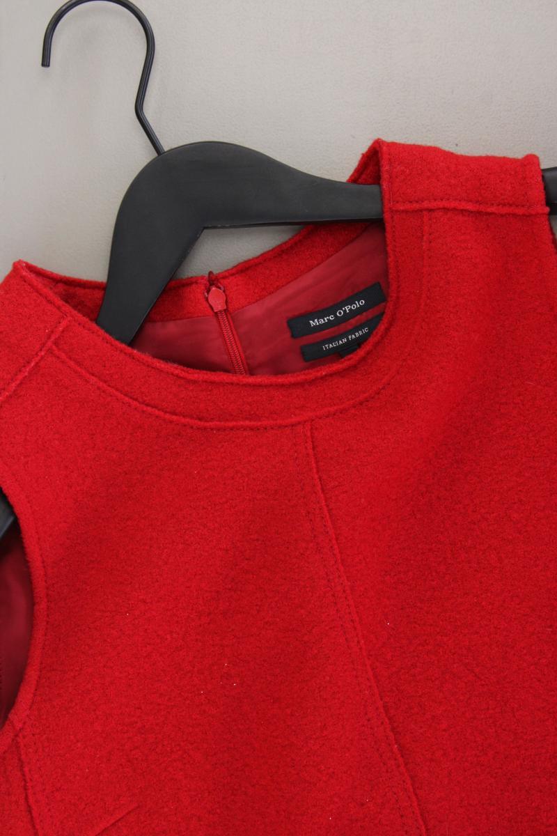 Marc O'Polo Wollkleid Gr. 36 Ärmellos rot