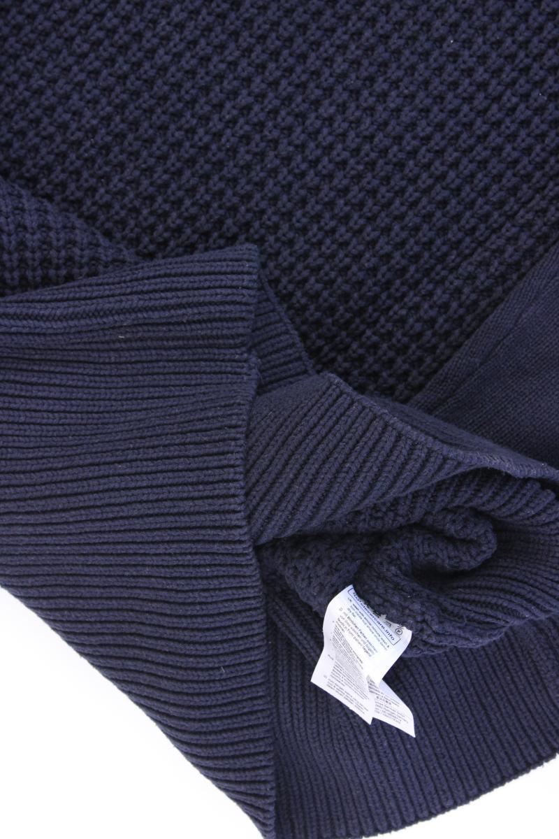 edc by Esprit Strickkleid Gr. L Langarm blau aus Baumwolle