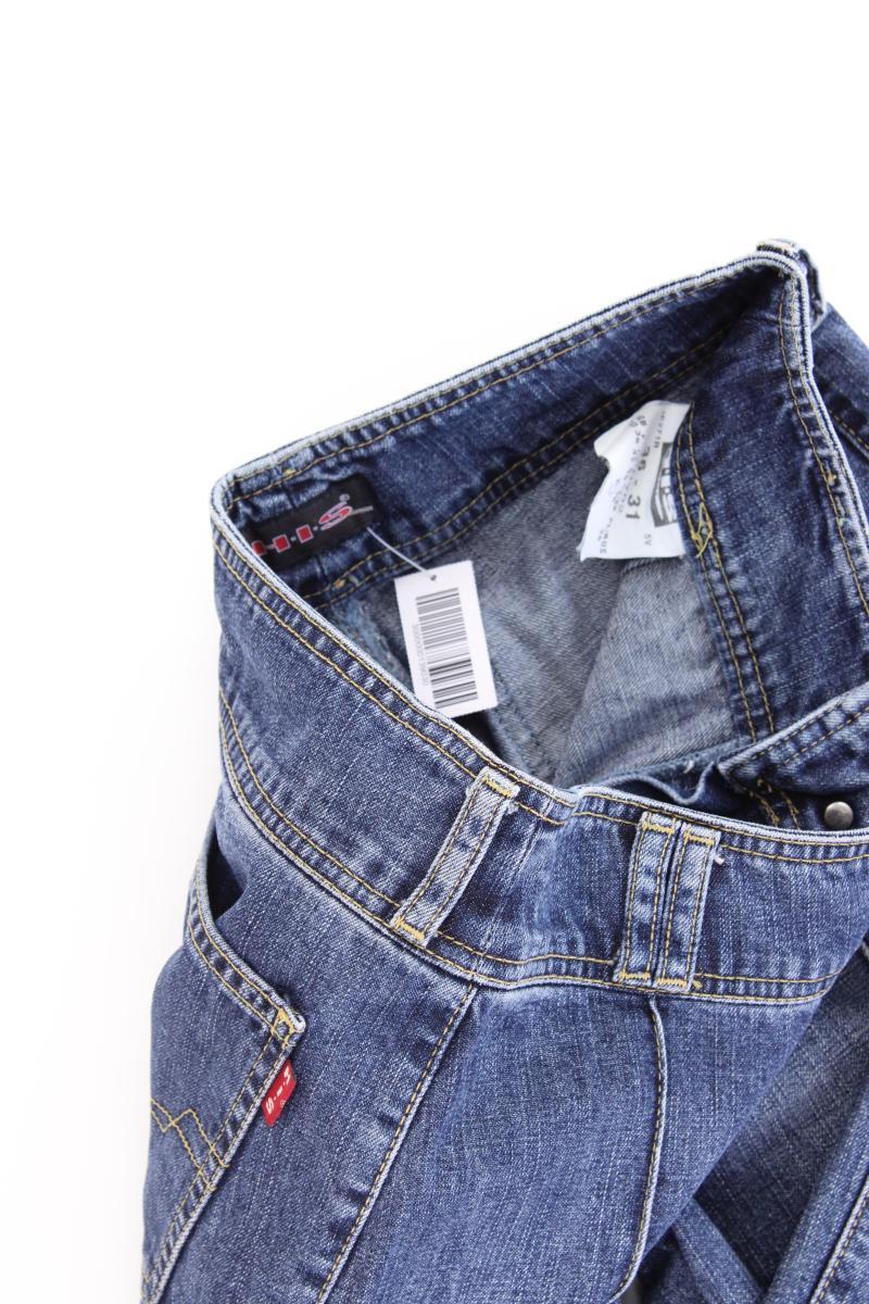 H.I.S. Vintage Boot Cut Jeans Gr. 34/L31 blau aus Baumwolle