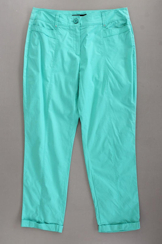 Gerry Weber Hose Gr. 40 türkis aus Baumwolle