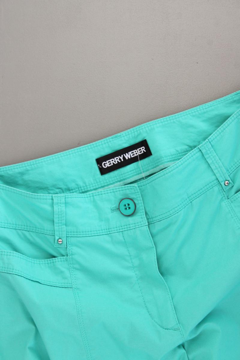 Gerry Weber Hose Gr. 40 türkis aus Baumwolle