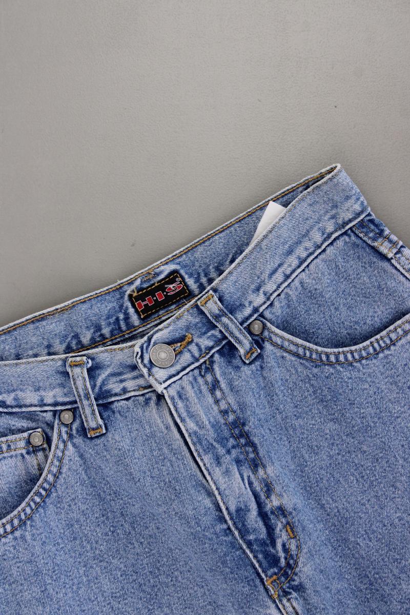 H.I.S. Vintage Mom Jeans Gr. 34/L31 blau aus Baumwolle