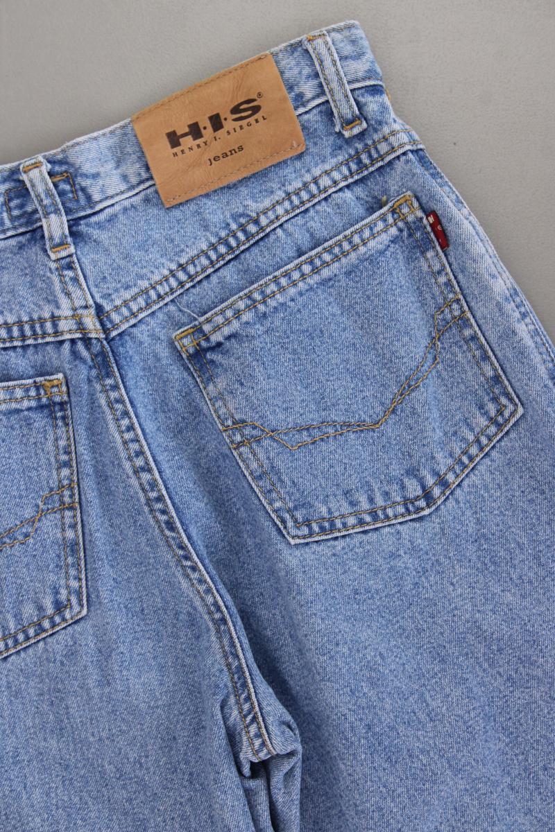 H.I.S. Vintage Mom Jeans Gr. 34/L31 blau aus Baumwolle