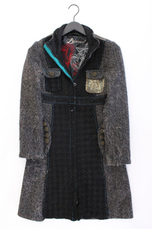 Desigual Wollmantel Gr. 36 braun