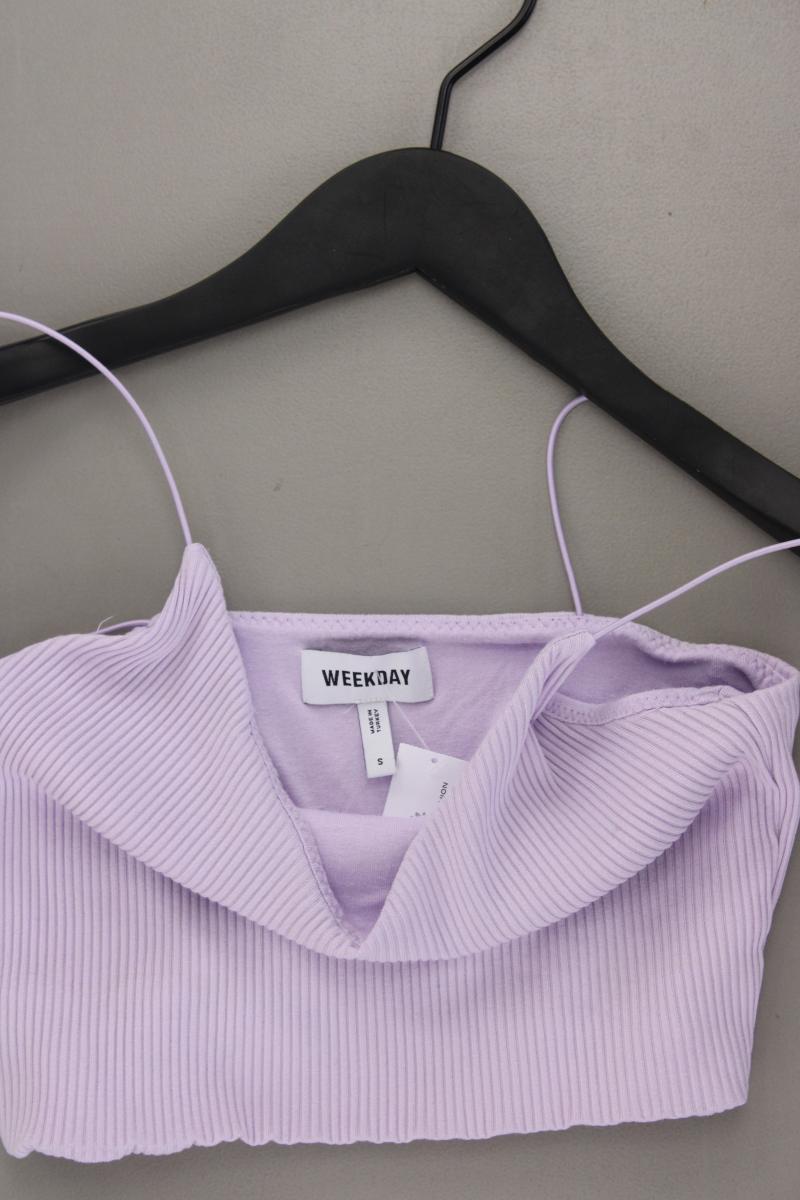Weekday Crop Top Gr. S lila