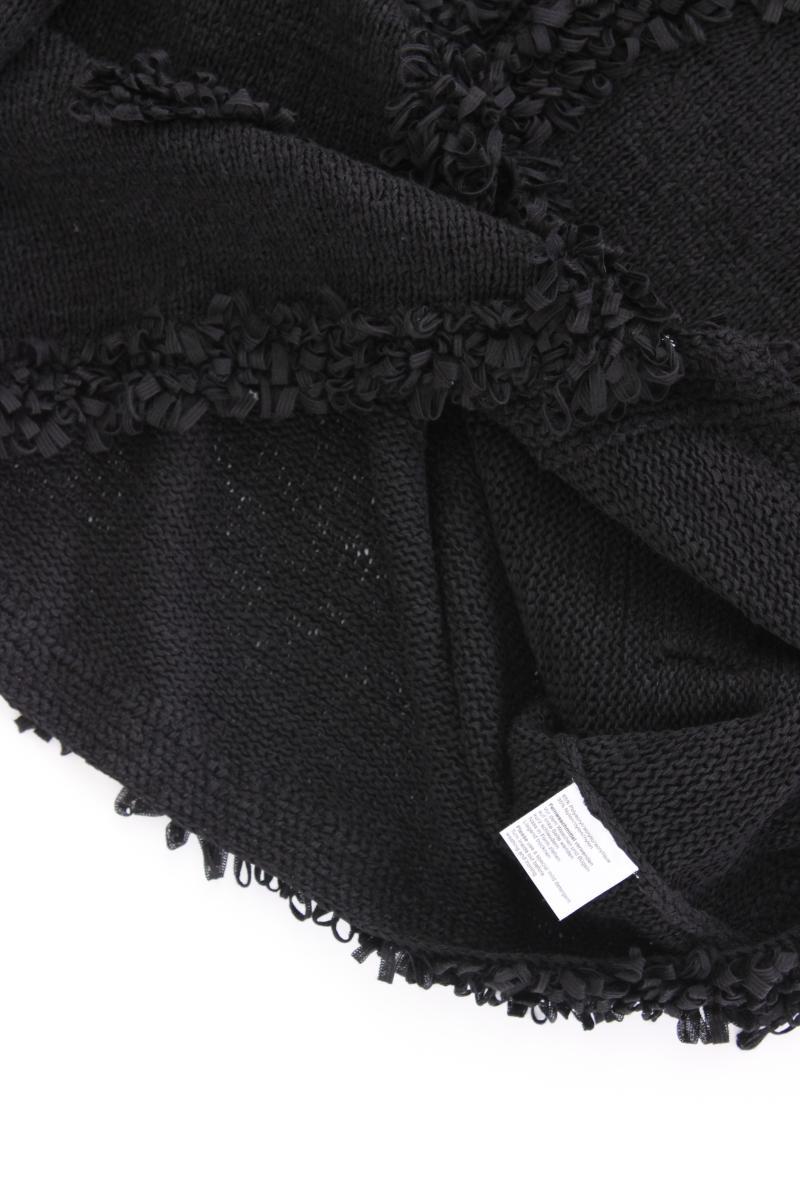 Gollehaug Strickjacke Gr. 42 Langarm Vintage schwarz aus Polyacryl