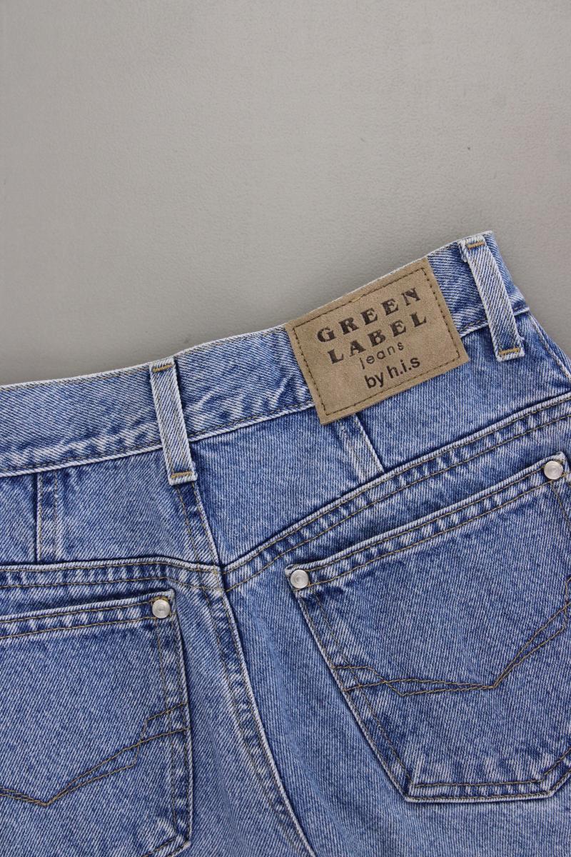 H.I.S. Vintage Mom Jeans Gr. 34/L29 blau aus Baumwolle