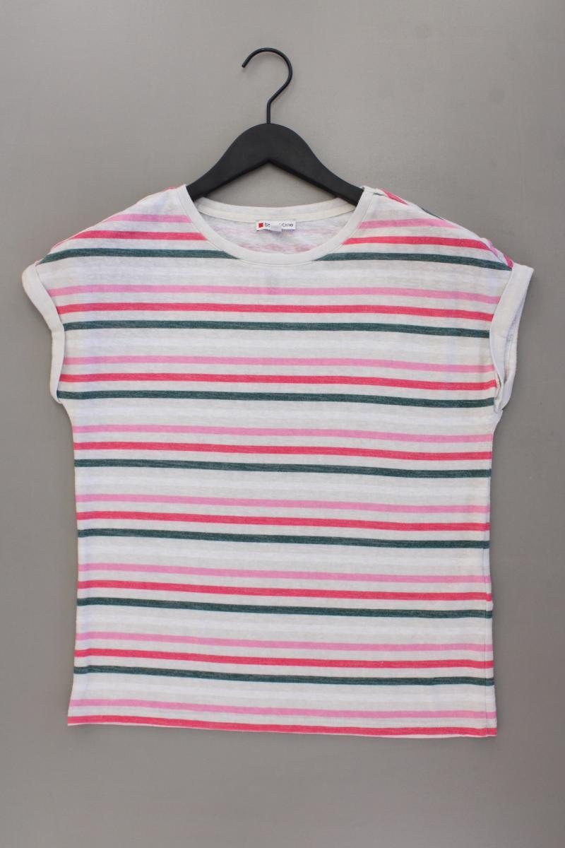 Street One Ringelshirt Gr. 34 gestreift Kurzarm mehrfarbig aus Polyester
