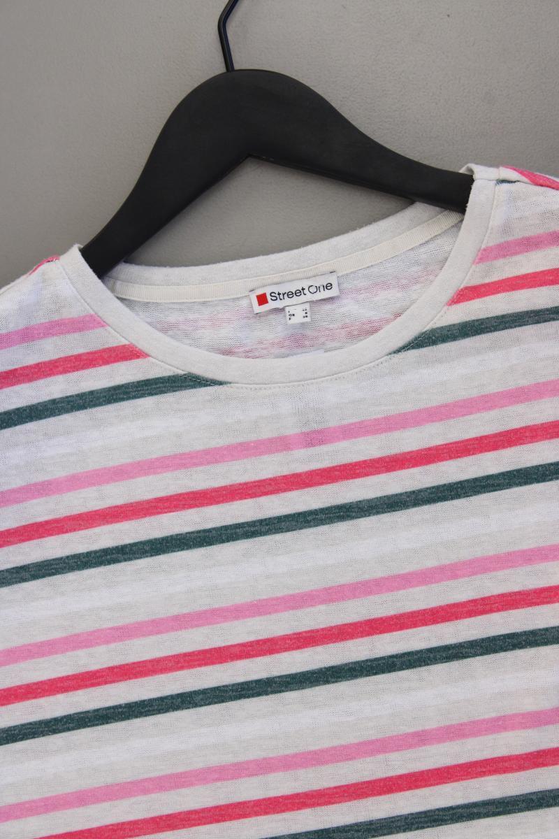 Street One Ringelshirt Gr. 34 gestreift Kurzarm mehrfarbig aus Polyester