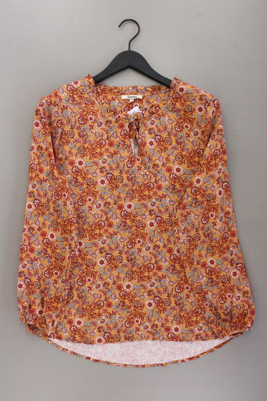 Deerberg Langarmbluse Gr. 44 mit Blumenmuster neuwertig mehrfarbig aus Viskose