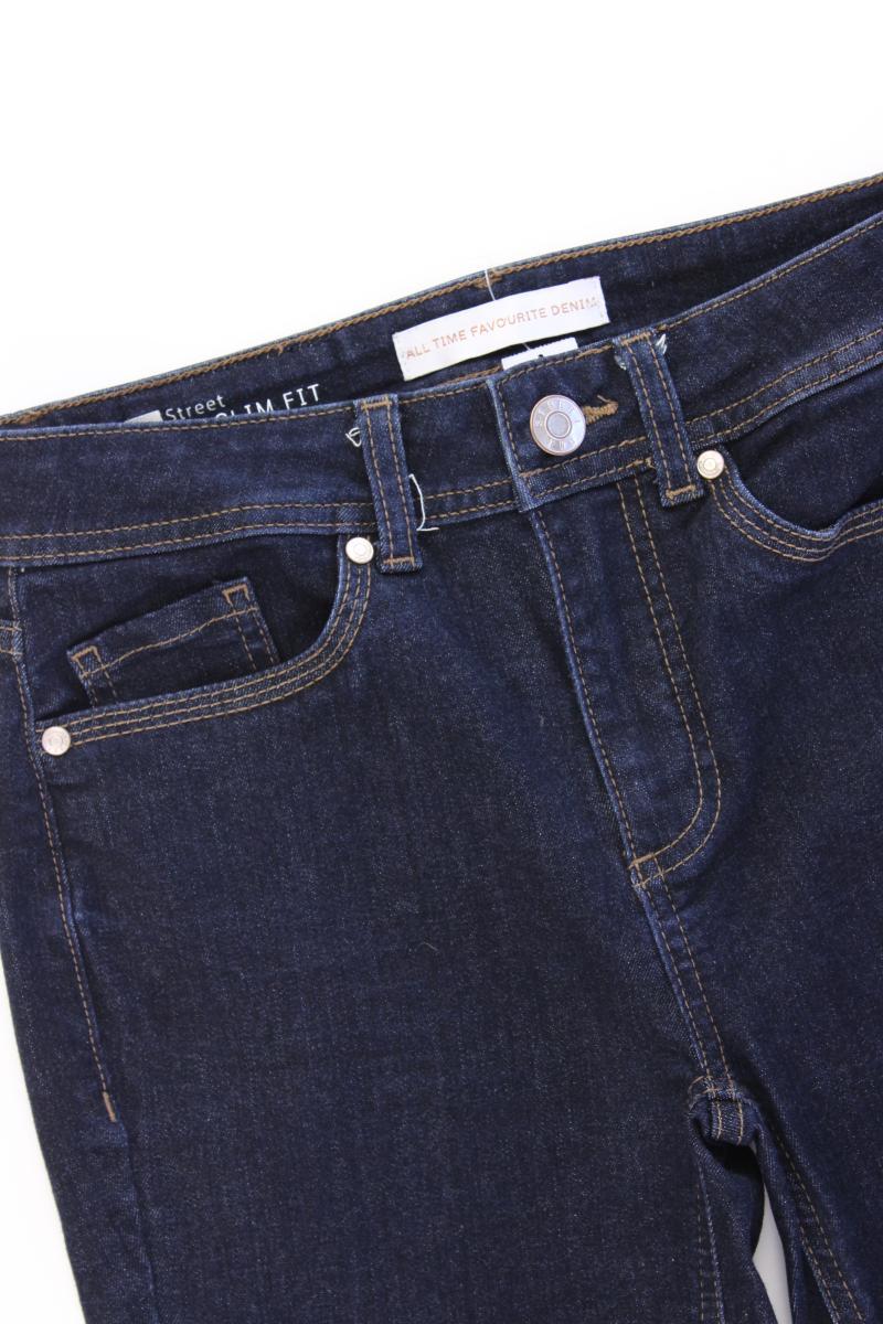 Street One Straight Jeans Gr. W24/L32 blau aus Baumwolle