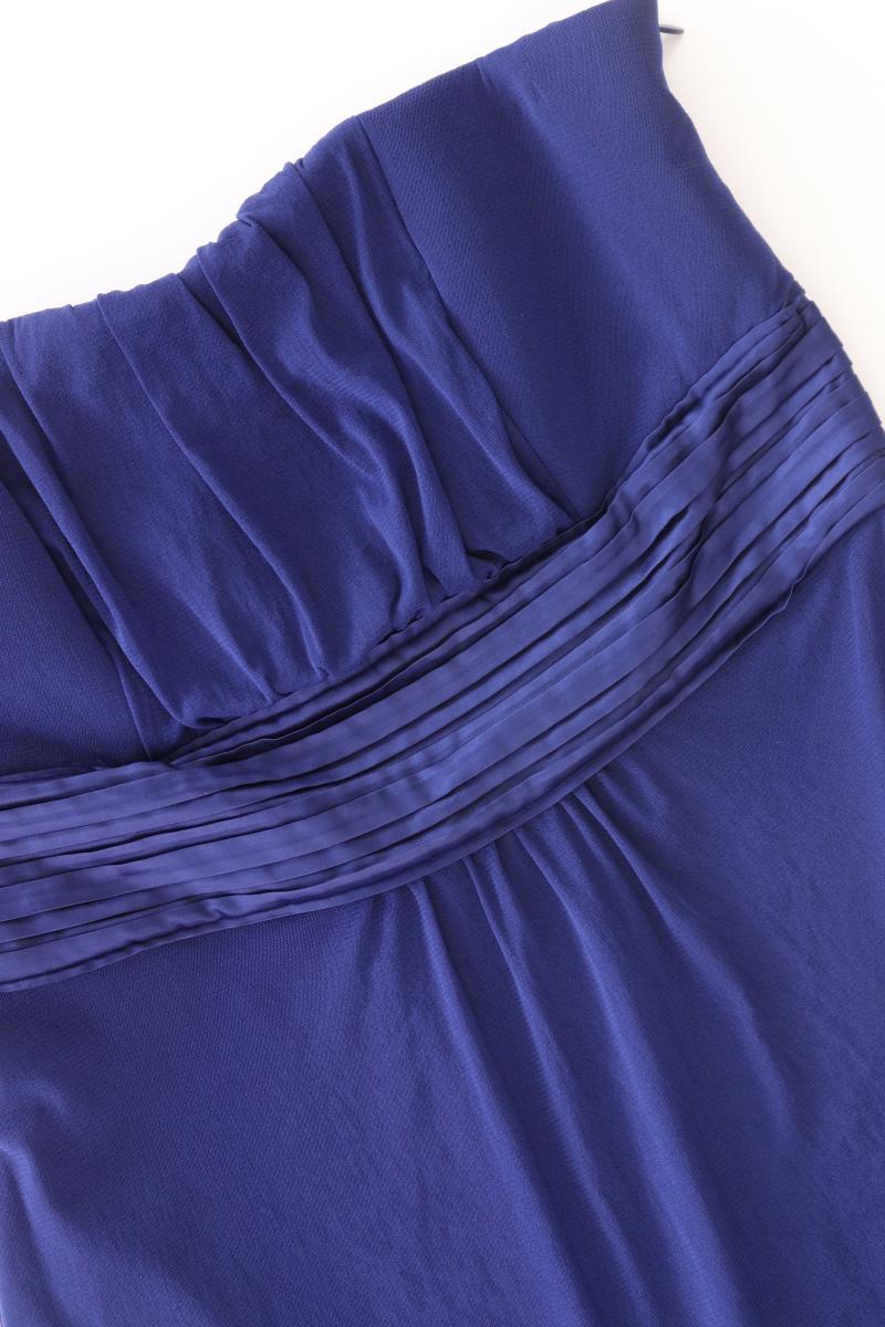 s.Oliver Bandeaukleid Gr. 36 Ärmellos blau aus Baumwolle