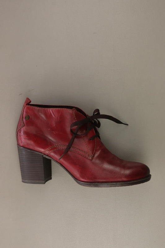 Tamaris Stiefeletten Gr. 40 rot aus Leder