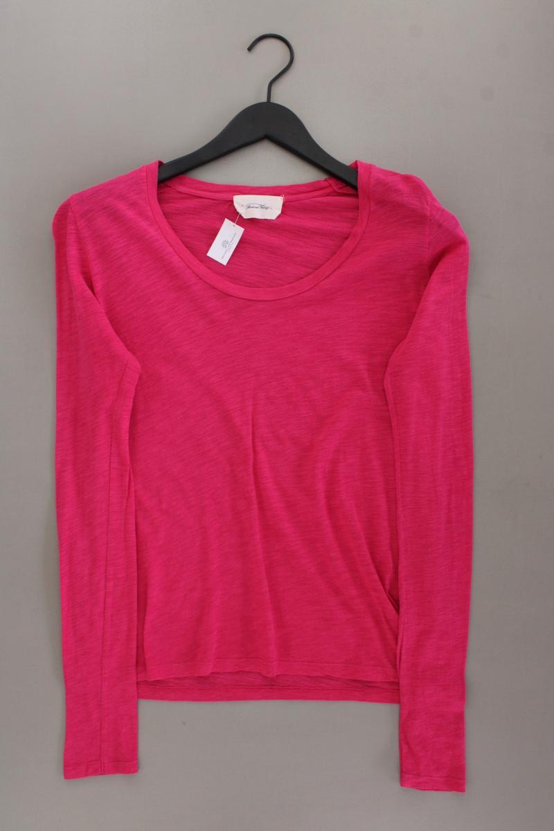 American Vintage Longsleeve-Shirt Gr. S Langarm pink aus Baumwolle