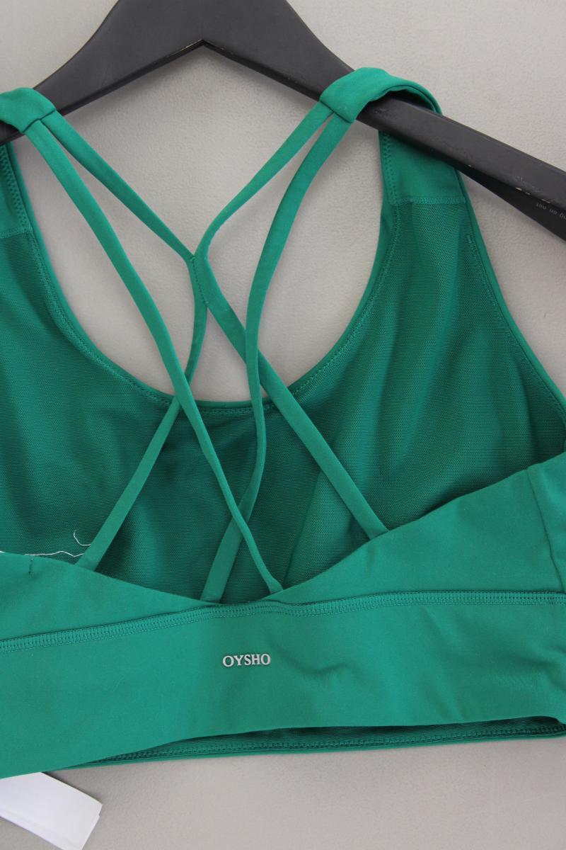 OYSHO Sporttop Gr. L grün aus Polyamid