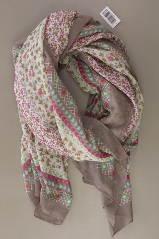 Tuch mit Blumenmuster grau