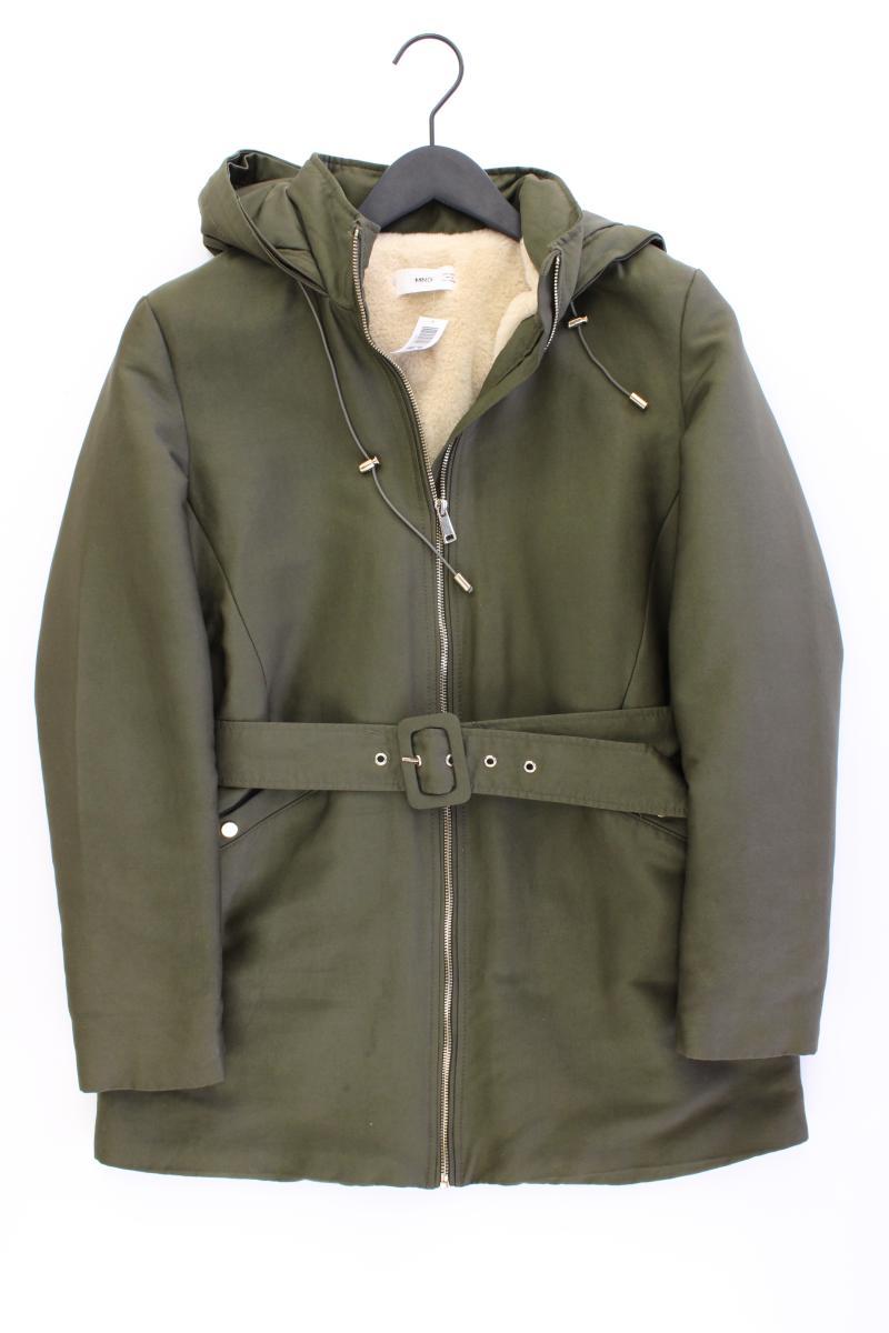 Mango Kapuzenjacke Gr. M olivgrün aus Polyester
