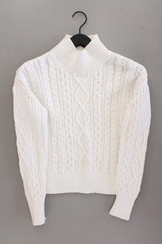 Banana Republic Zopfpullover Gr. S creme aus Baumwolle