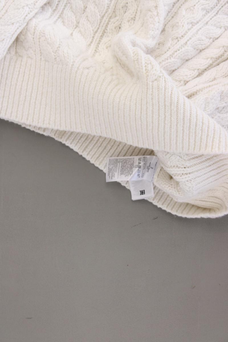 Banana Republic Zopfpullover Gr. S creme aus Baumwolle