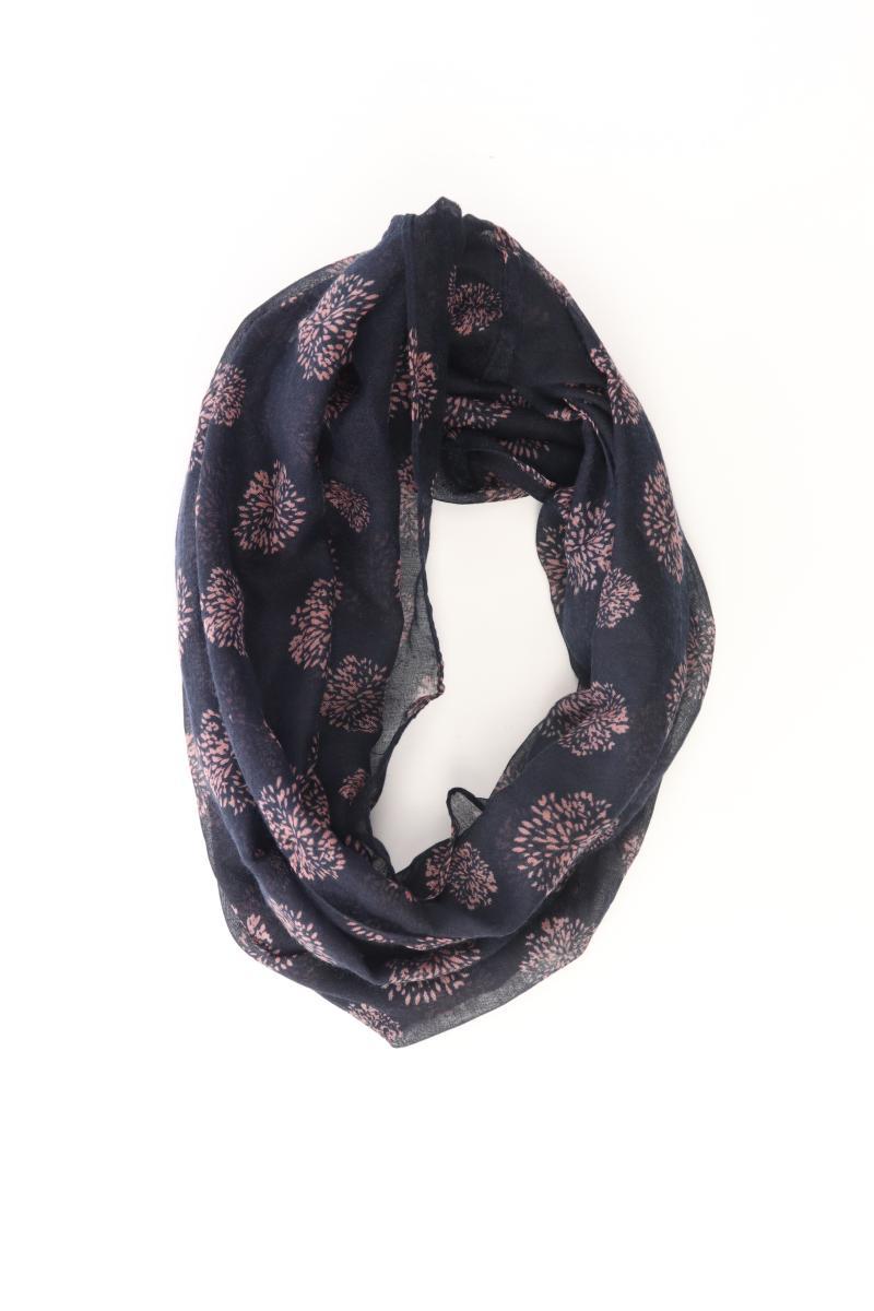 Tuch mit Blumenmuster schwarz