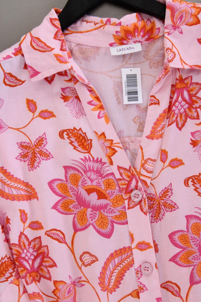 Lascana Kurzarmkleid Gr. 46 neuwertig mit Gürtel rosa aus Viskose