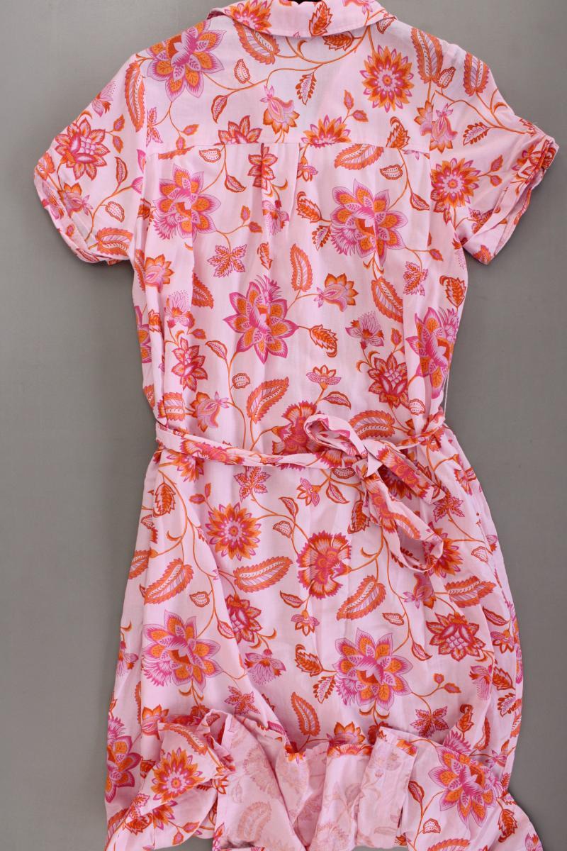 Lascana Kurzarmkleid Gr. 46 neuwertig mit Gürtel rosa aus Viskose