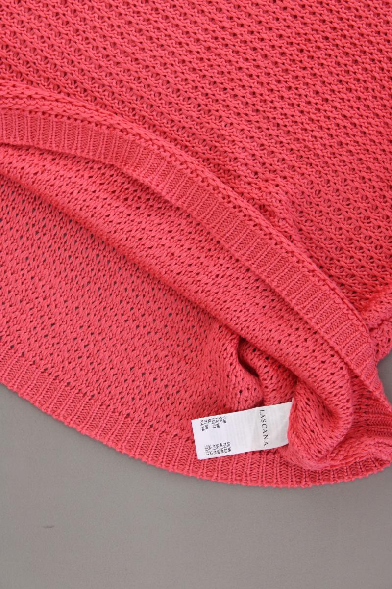 Lascana Strickshirt Gr. 44/46 neuwertig Kurzarm rosa aus Polyacryl