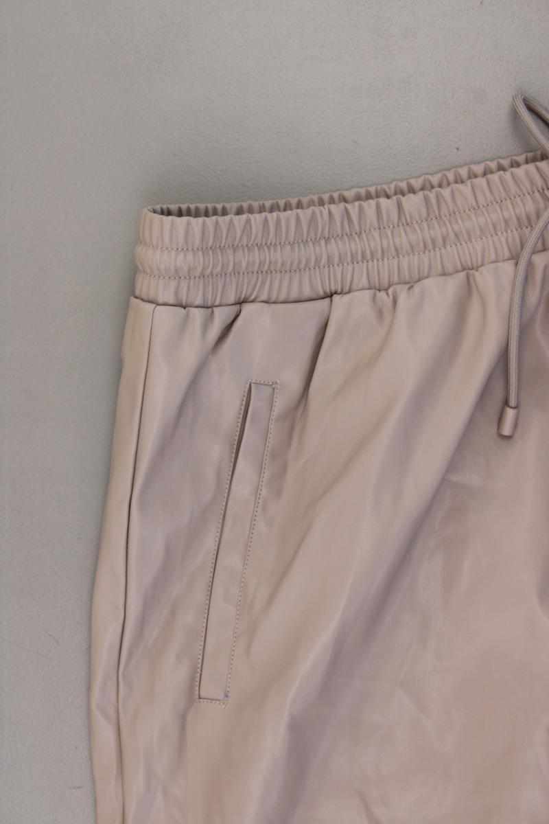 Esprit Kunstlederrock Gr. 44 grau aus Polyester