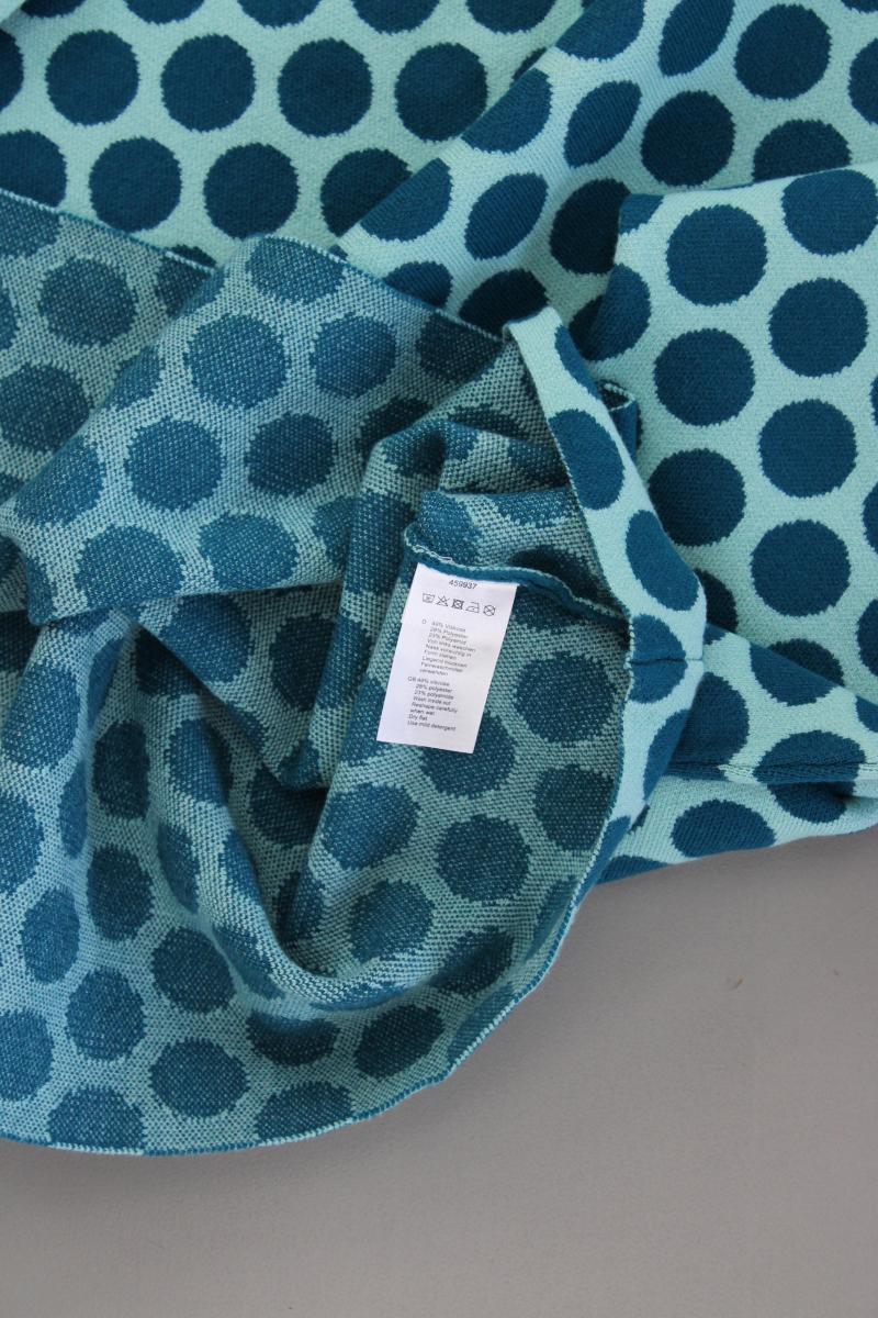 fiora blue Feinstrickpullover Gr. 52 gepunktet neuwertig blau aus Viskose
