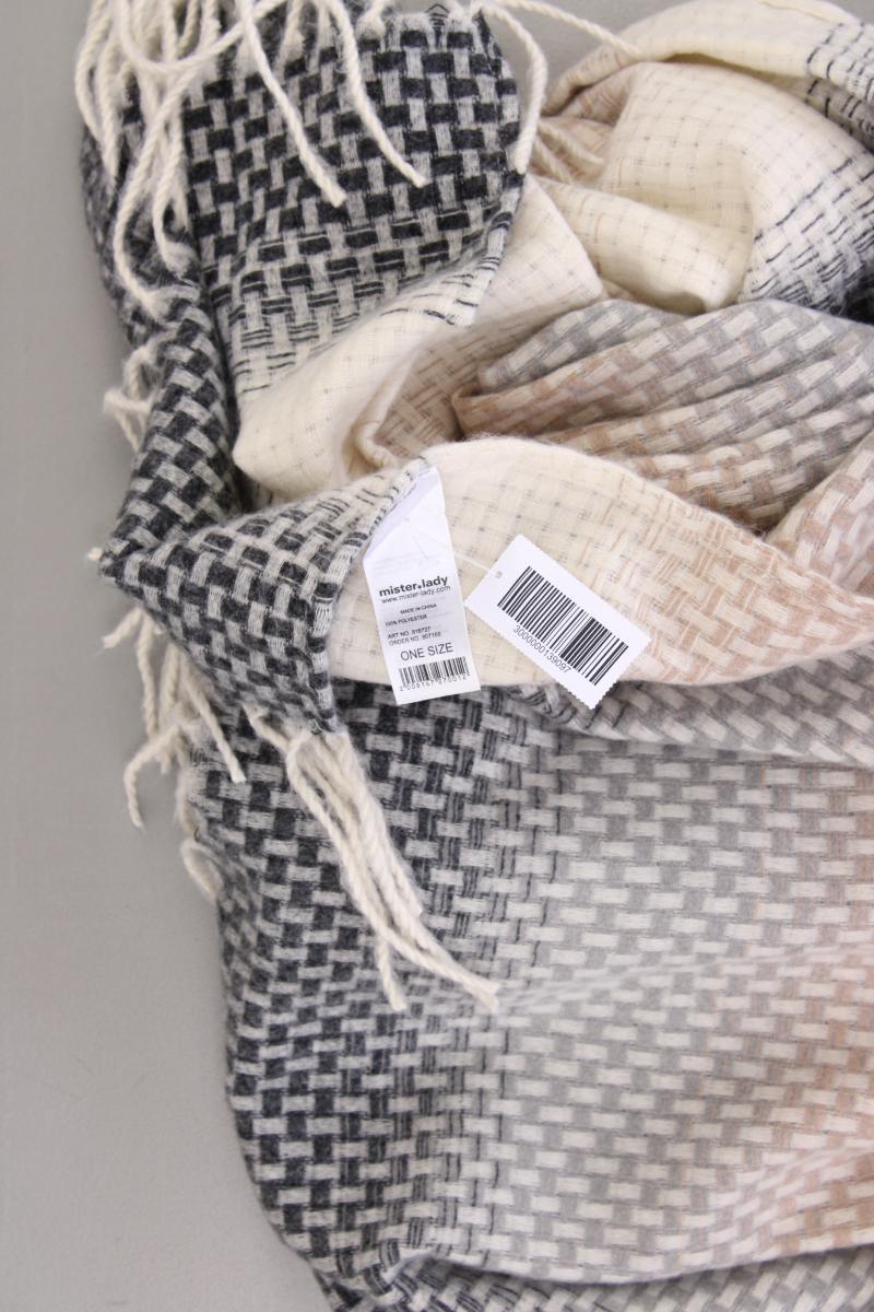 Maxischal neuwertig grau aus Polyester