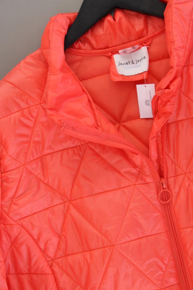 Janet & Joyce Lange Jacke Gr. 52 neuwertig orange aus Polyester