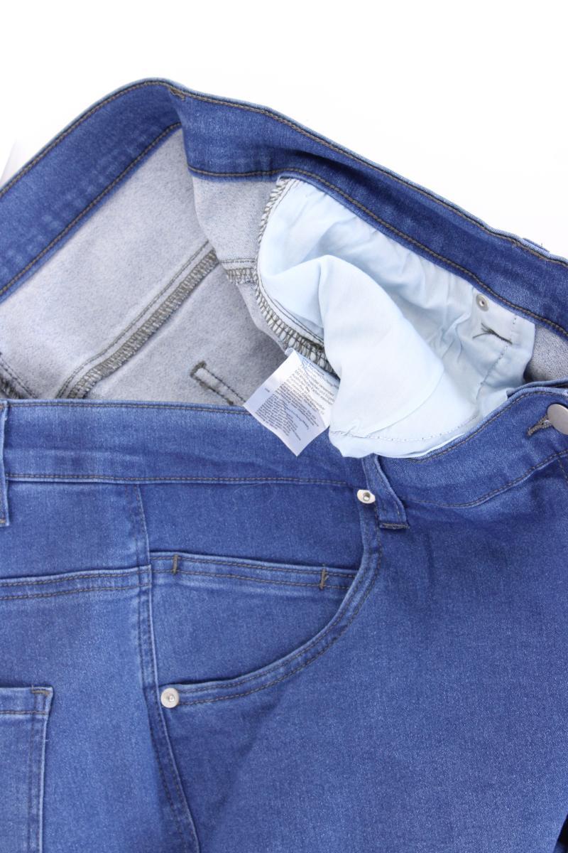 Helena Vera Straight Jeans Gr. 48 blau aus Baumwolle