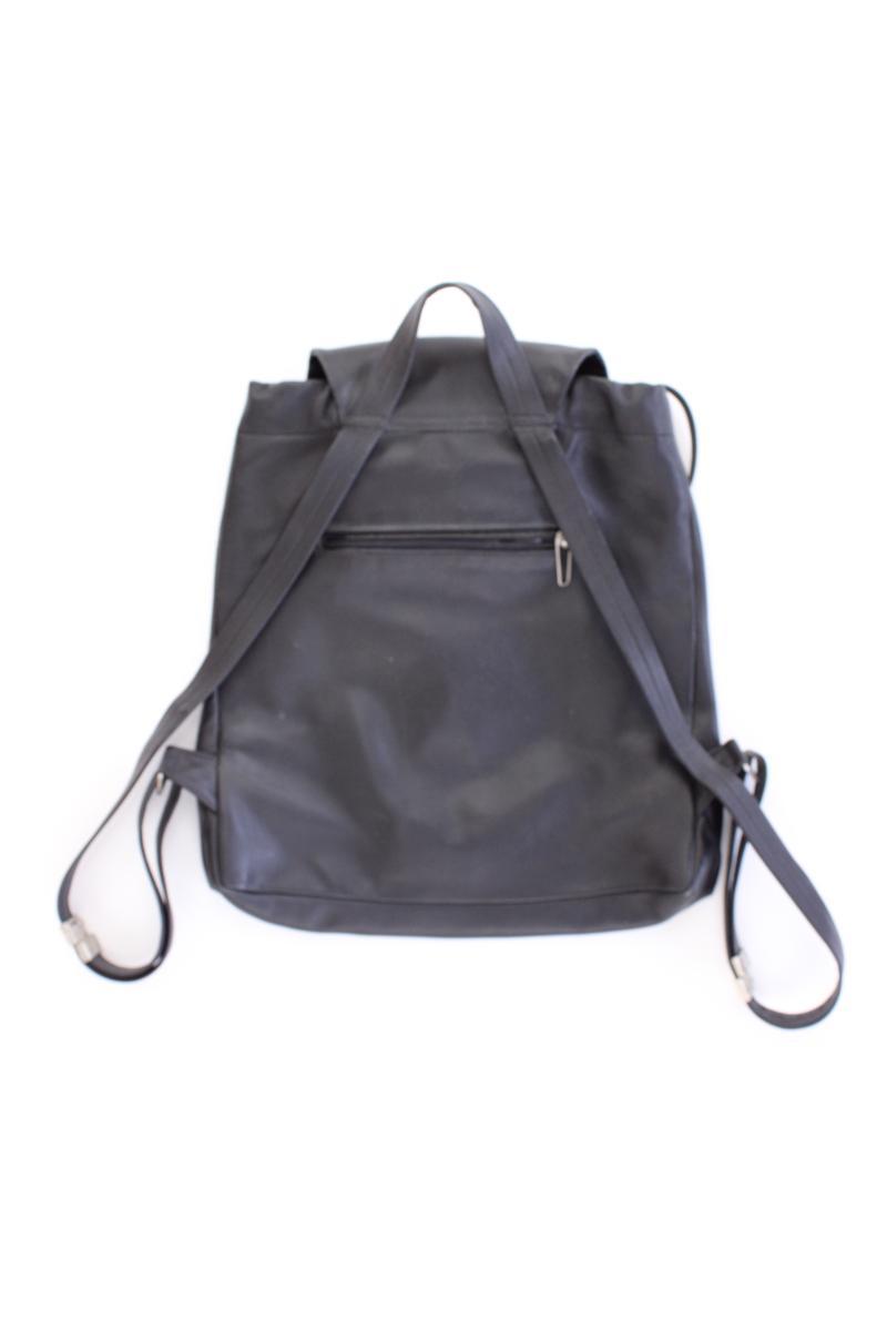 Bree Leder Rucksack schwarz