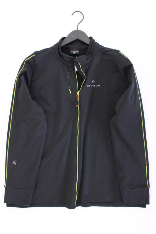 Bergson Softshelljacke Gr. 52 schwarz aus Polyester