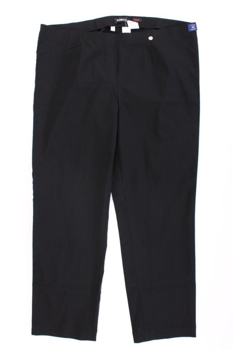 ROBELL Stretchhose Gr. 48 neuwertig schwarz aus Viskose