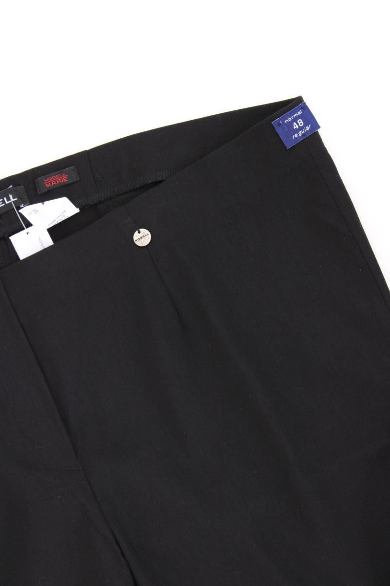 ROBELL Stretchhose Gr. 48 neuwertig schwarz aus Viskose