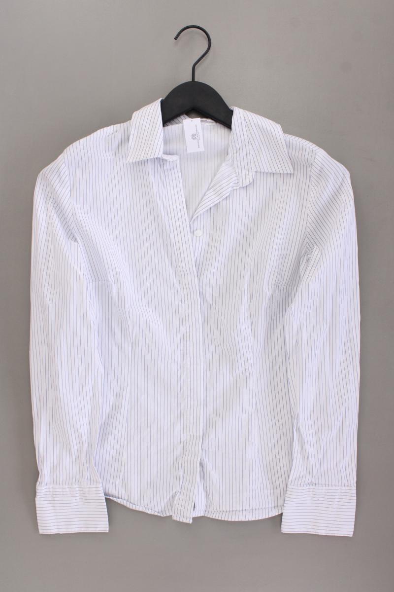 Mango Langarmbluse Gr. S gestreift blau